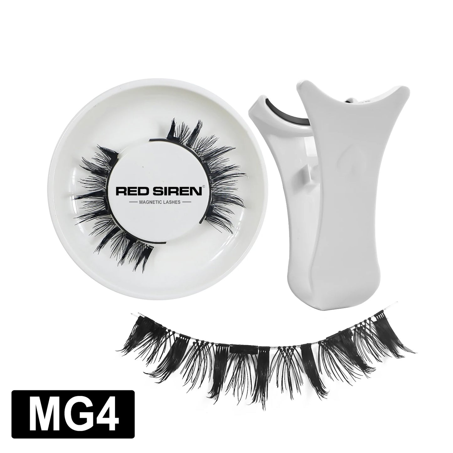 5 Magnets Glue Free Magnetic Lashes 3D Fluffy Faux Mink False Eyelashes With Mirror Case & Applicator