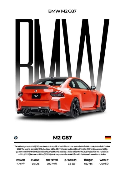 Classic Red Performance Sports Car Wall Art M3 F40 812 FS90 Luxury Car HD Canvas Print Poster Home Living Room Bedroom No Frame