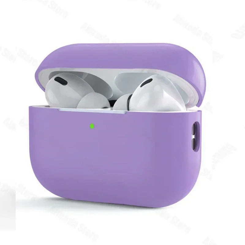 Dla AirPods Pro 2 Etui Płynny Silikon Pokrowiec Na AirPods 3 Pro 2 Etui Miękkie Słuchawki Ochronne Funda dla AirPod Pro 2 Pro2 Pokrowiec