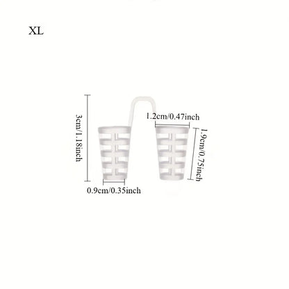 Snore Reducing Devices, 5 Sizes x 2, Nose Expander for Improved Sleep and Breathing Assistance, Formaldehyde-Free, Safe