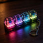 Cat Claw/Gyro Button Decompression Toy Mechanical Keyboard Shaft Tester Luminous Keyboard Keychain for Pressure Release