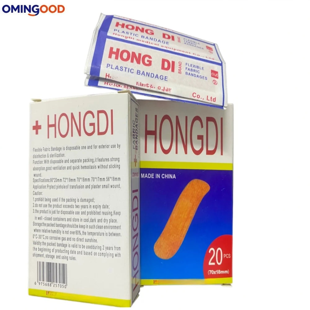100Pcs Waterproof Cartoon Band-Aids Adhesive Hemostasis Bandages for First Aid Emergency Medical Dressing Sticking Plaster