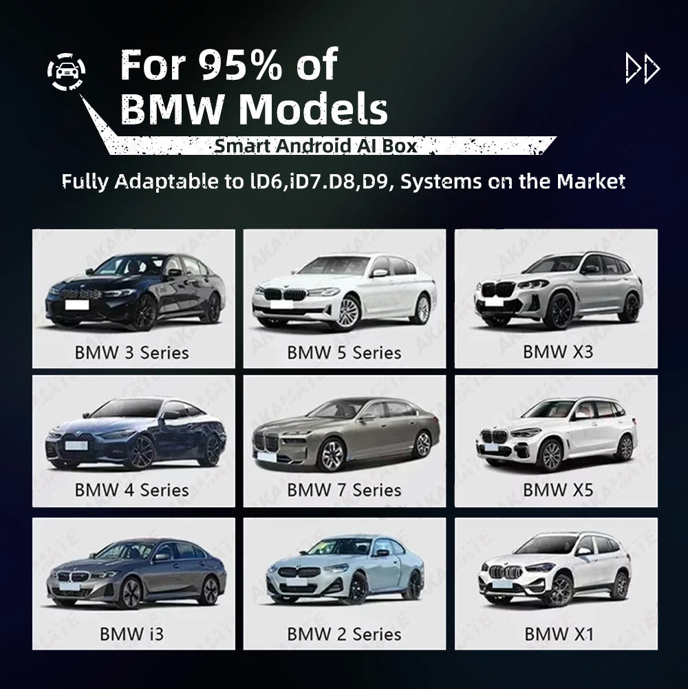 Wireless CarPlay for BMW ID6 ID7 ID8 ID9 OEM Wireless CarPlay Android Auto AI Box Intelligent System Android 13 4+64GB 8+256GB