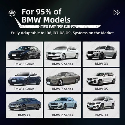Wireless CarPlay for BMW ID6 ID7 ID8 ID9 OEM Wireless CarPlay Android Auto AI Box Intelligent System Android 13 4+64GB 8+256GB