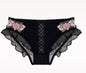 MOYISU Victorian Underwear Set - Delicate Cream Bralette with Floral Stitch, Retro Sweetheart Neckline for Petite Bust Elegance