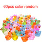 30/60/100PCS Luminous Mini Duck Micro Landscape Access Miniature Figurines Fairy Home Decoration Glow in the Dark Mixed Style