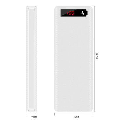 DIY Power Bank 10/8*18650 Battery Holder Battery Box Micro Type C Dual USB Ports Phone Charger 18650 Detachable Powerbank Case