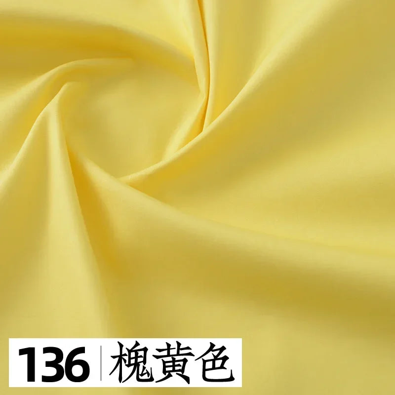 145x50cm Solid Color Pure Cotton Poplin Clothing Fabric DIY Handmade Clothes for Girls, Plain Color Antique Skirt Cotton Cloth
