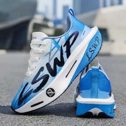 Men's Casual Sneakers, Men's Fashionable and Versatile Casual Sneakers, Lace-Up Closure Suitable for Outdoor Running, Walking, and Everyday Wear, Sporty Style, Comfortable and Snug Fit