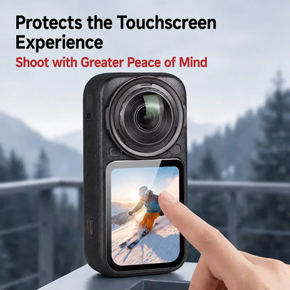 For Insta 360 X6 Camera Protective Accessory Kit Lens Guard/Silicone Protective Cover/Screen Protectors/Anti-loss Rope
