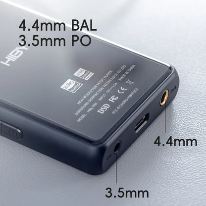 HiBy R3 II 2025 / R3 Gen 2 Music Player Bluetooth 5.1 WiFi MQA16X DSD256 Web Radio USB Audio Dongle DAC X1600E ES9219C 3.2‘’