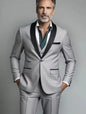 Black White Men Autumn Wedding Party Three Pieces Set Large Size Male Blazer Coat Pants and Vest Fashion Slim Fit Suit