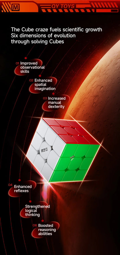 QiYi Warrior Magic Cube 3x3 Magnetic UV Educational Puzzle Magic Cube Toys For Children Kids Gift Toy Cubo Magico