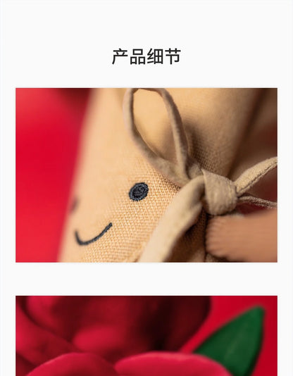 Jc Bunny;Crimson Dragon; Rose Bouquet; Plush Toy; Valentine's Day Gift 2026 New Year'sGift