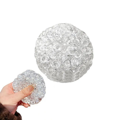 Ice Bead Squishy Balls Super Soft Mochi Fidget Toy Slow Rebound Texture for Anxiety Relief & Relaxation Squeezing Soothing Toy