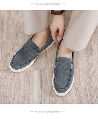 Daily Comfort Loafers Breathable Construction Dissipate Heat, Lightweight Build Lower Burden for Tired-Free Daily Movement