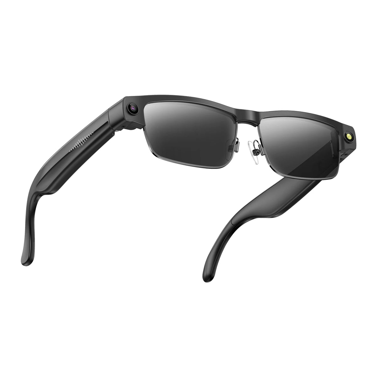 800W Pixel Camera Smart Glasses Photo Video Record BT Call Al Object Recognition Voice Assistant Translation Music Sunglasses