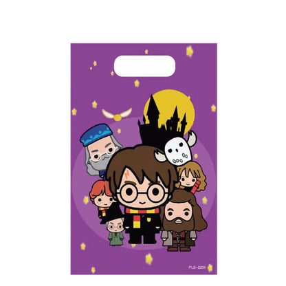 Harry Potter Theme Party Favors Gifts Bag Slap Bracelets 50pcs Stickers Keychains Birthday Souvenir Supplies Classroom Rewards