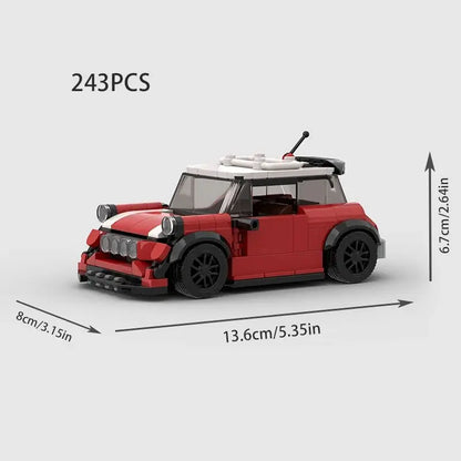 City Speed Racing Car Model Building Blocks DIY Bricks MOC Toy Classic Rally Sports Super Racer Vehicle Christmas gift technique