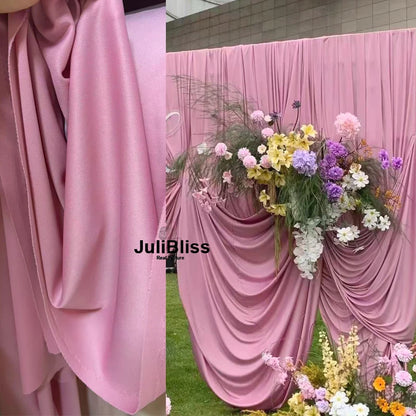 Stretch Knit Jersey Fabric Good Draping Cloth for Wedding Decor, Party Backdrops, Curtains,Photography Background Wide 170cm