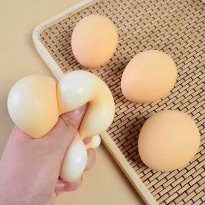 Yolk Balls for Kids Splat Ball Squishy Clear Egg Yolk Fun Squeeze Toy Anxiety Reducer for Kids Adults Birthday Party Favors