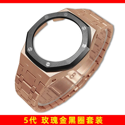 Mod Kit GA-2100 GM2100 Stainless Steel Case&Watch Strap For G-SHOCK Casioak GA2100 GMA-S2100 Replacement Metal Frosted Case Band