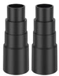 Airtight Universal Vacuum Hose Adapter 50-23mm Efficient Dust Collection Reducer Set for Power Tool Workshop Dust Free