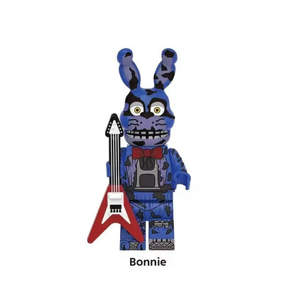 NEW FNAF Nights Game Figure Mini Figures Building BlocksSkeleton Thriller Toys gift kids toys mould king