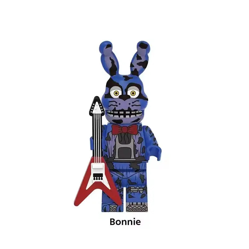 NEW FNAF Nights Game Figure Mini Figures Building BlocksSkeleton Thriller Toys gift kids toys mould king