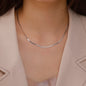 Skyrim Stainless Steel Snake Chain Necklace for Women Men Gold Color Herringbone Choker Neck Chains 2026 Trend Jewelry Gift Hot