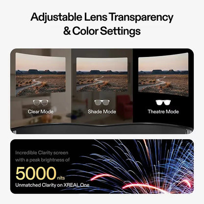 XREAL One AR Smart Glasses 477" HD Screen 3DoF Space Hovering 3D Real Glasses For iPhone Mac Switch PS5 Game Private Cinema new