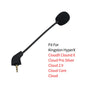 New 3.5mm Headphone Microphone for Kingston HyperX Cloud 2 II X Core Pro Silver Cloud Accessories Gaming Headsets Mic Microphone