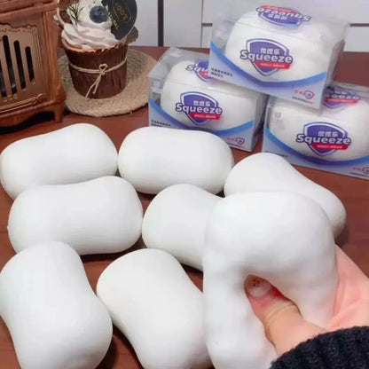 HOT#ASMR  Soap Ball Squishy Stress Ball Filled Soft Squeeze Fidget Toy Anti-Stress Anxiety Relief Hand Decompression Toy