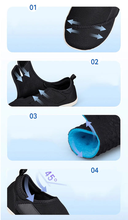 Men Shoes Casual Orthopedics Wide Feet Swollen Shoes Thumb Eversion Adjusting Soft Diabetic Shoe Walking Shoes For Women Unisex