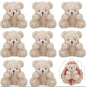 12-48Pcs Mini Plush Bears 4 Inch Small Bear Stuffed Animal Toys Tiny Fuzzy Bear Soft Bear Stuffed Doll for Birthday Party Favors