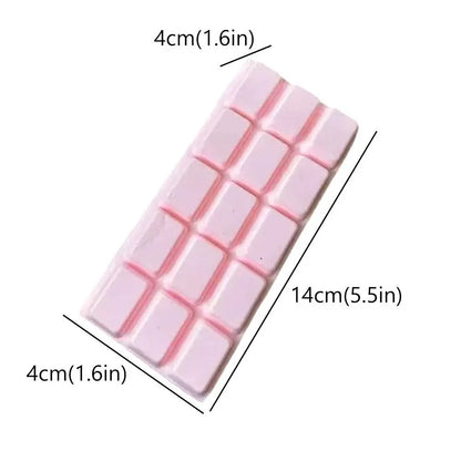 Pink Slow Rising Chocolate Bar Squishy Toy  Food Squishies Office Sensory Stress Relief Squeeze Toys for Adults, Fidget Toy Gift