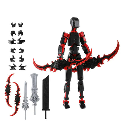 13 Articulated Joints Movable 3D Printed Third Generation DIY Assemble Collectible Desk Ornament Lucky Action Figure Home Decor