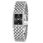 LIGE New Design Ladies Watch Fashion Quartz Wristwatch Silver Simple Square Women Watches Luxury Stainless Steel Folding Clock