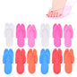 12 Pairs Random Color Disposable Foam Slippers Pedicure Slippper For Salon Spa Pedicure Foot Flip Flop Slippers