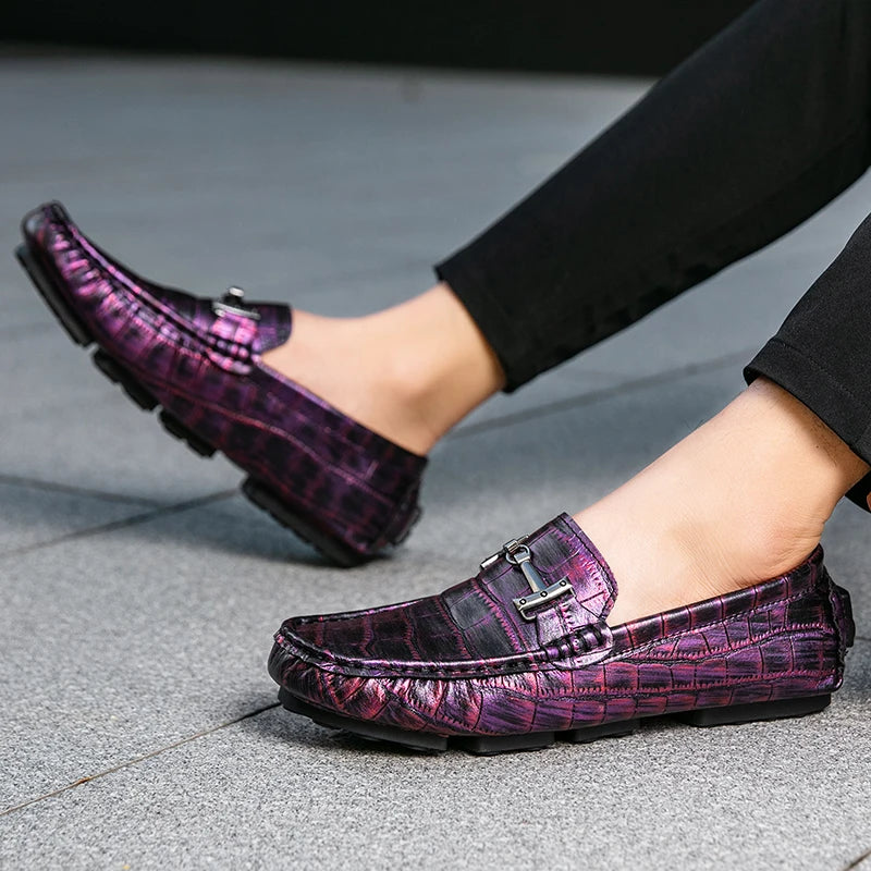 Mens Casual Shoes Leisure Walk Male Driving Loafers Shoes Moccasins Soft Comfortable Slip Loafers for Men
