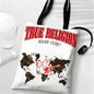 True Religion Storage Bags Lightweight Eco Friendly Fashionable Multi Purpose Large Capacity Canvas Shoulder Tote