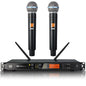 DEPUSHENG T118 Portable Professional Microphone 2-channel Handheld UHF Wireless Microphone System