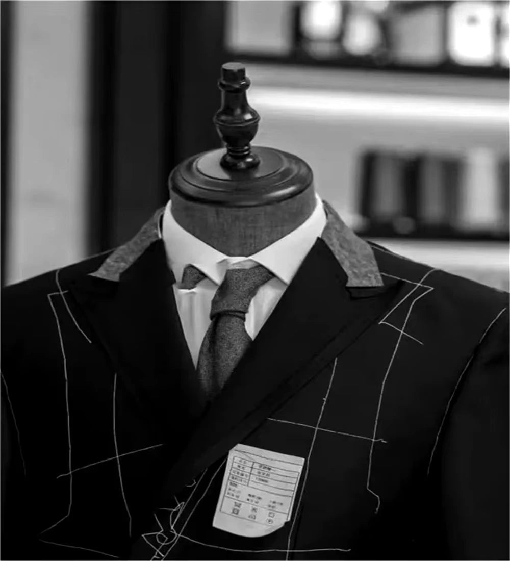 3 Pieces Champagne Jacquard Wedding Tuxedo for Groom Slim Fit Men's Formal Suits with Blazer Vest Pants Set for Prom Party Outfi