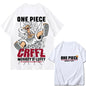 2026 New ONE PIECE Zoro Luffy Gear 5 Printed Short-sleeved Cotton T-shirt Summer Tide Pure Cotton Unisex Clothing