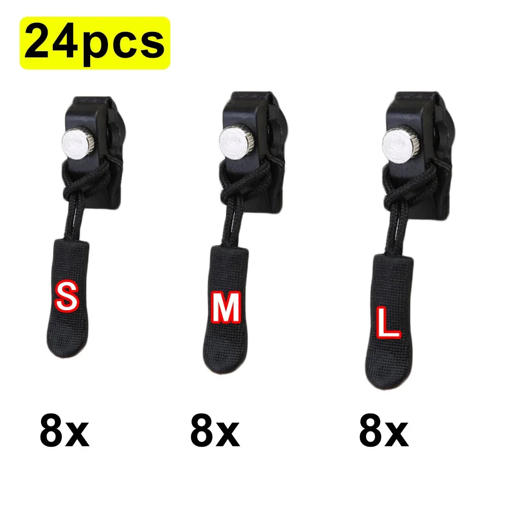 Universal Zipper Repair Kit Quick Instant Detachable Zipper Head Replacement Zipper Slider Pull for Jacket Bags Coat Free Sewing