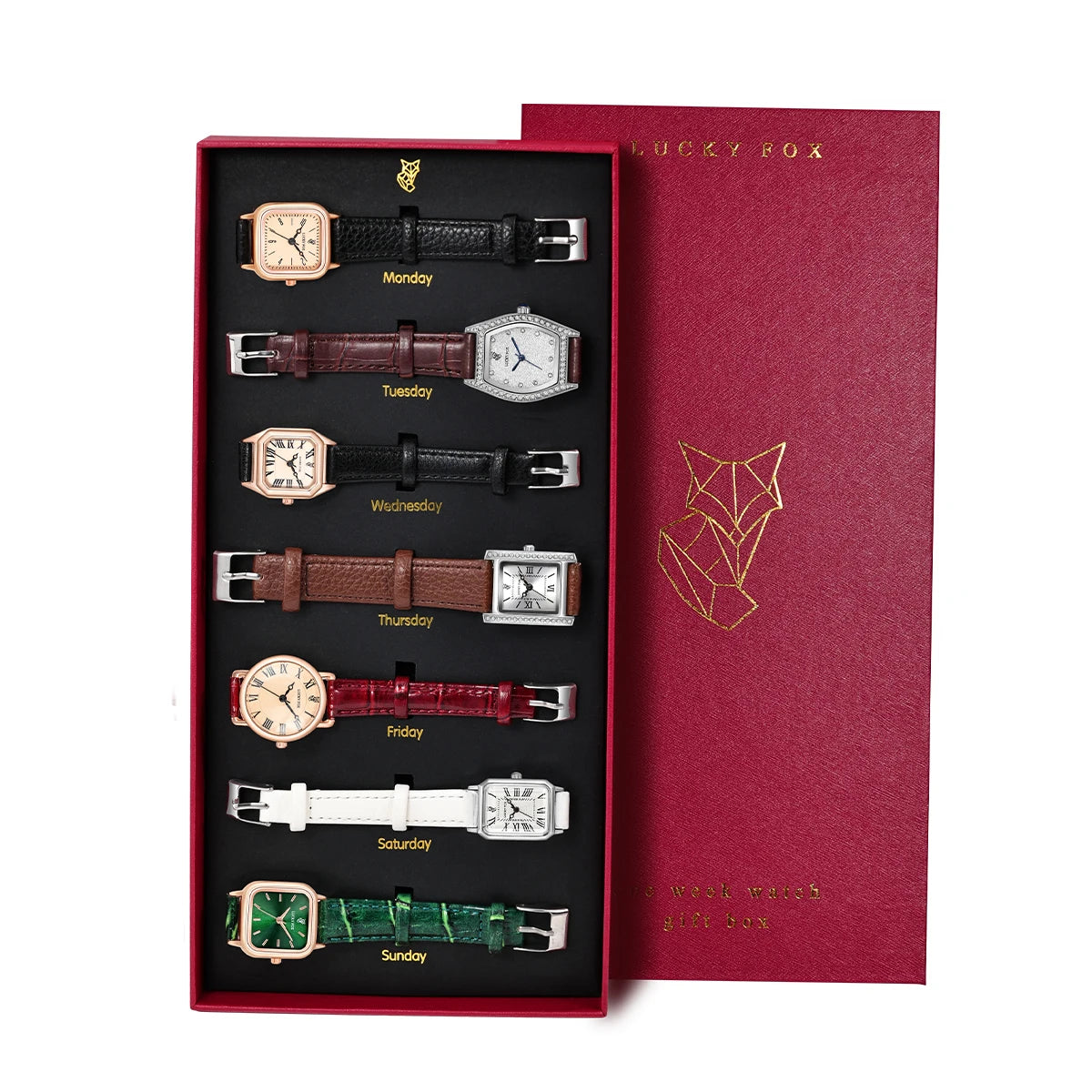 Seven sets of women's watches Fashion leather strap watches for women square ,round watch for women quartz watch for women watch