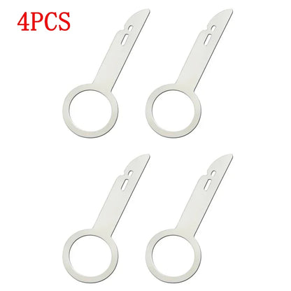 4Pcs Car Radio Removal Tool Stereo Extractor Key Release Pin Head Unit Audio Install Tool For VW Audi Ford Mercedes Benz Skoda
