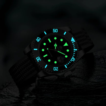 ADDIESDIVE MY-H3-2 Men's Dive Quartz Watch 41mm Fashion Stainless Steel Wristwatch 200M Calendar Display Luminous Watches ForMen