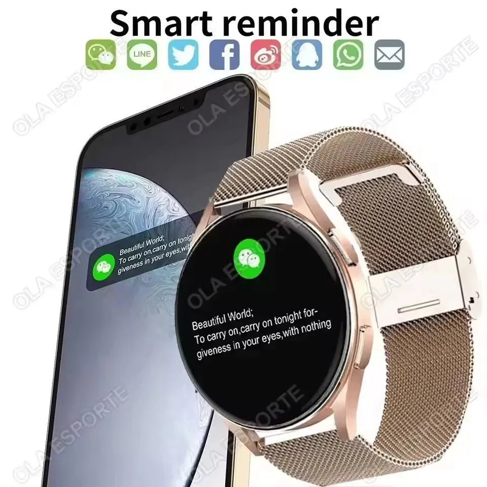 2025 New Bluetooth Calls Smart Watch 6 Pro 1.32” Inch 240*280 Custom Dials Sport Men And Woman Health Monitor Smartwatch For Man