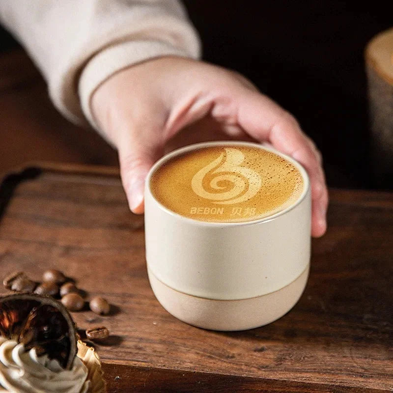 Vintage Coffee Mug 100ml 170ml 200ml ceramics Tea cup Japanese-style cafes Drinkware Stoneware Espresso for Restaurants Hotels